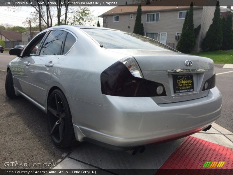 Liquid Platinum Metallic / Graphite 2006 Infiniti M 45 Sport Sedan