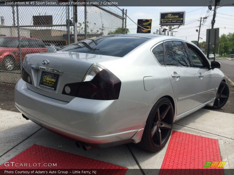 Liquid Platinum Metallic / Graphite 2006 Infiniti M 45 Sport Sedan