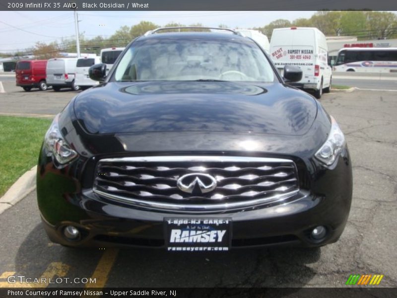 Black Obsidian / Wheat 2009 Infiniti FX 35 AWD