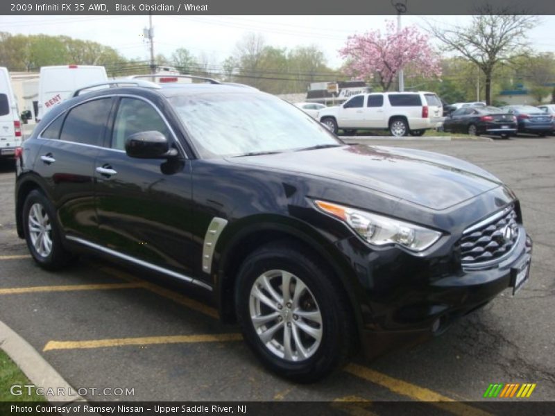 Black Obsidian / Wheat 2009 Infiniti FX 35 AWD