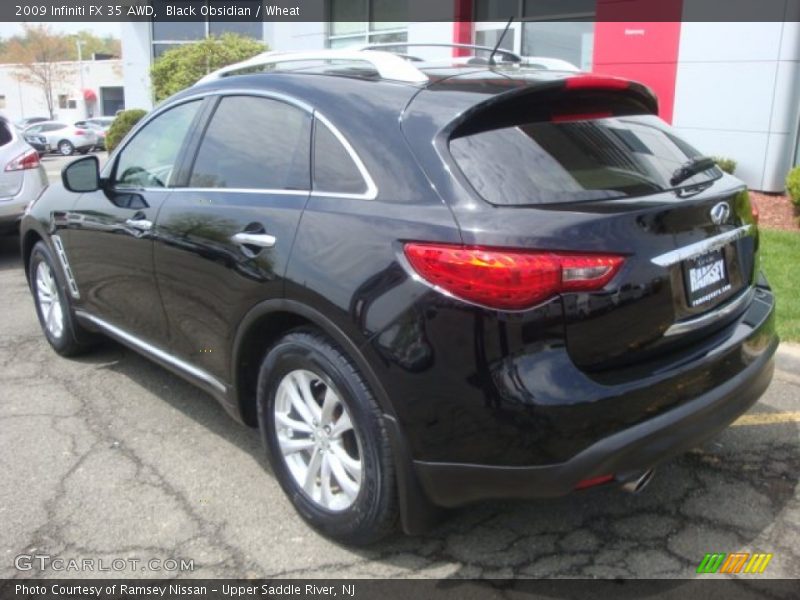 Black Obsidian / Wheat 2009 Infiniti FX 35 AWD