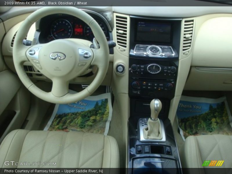Black Obsidian / Wheat 2009 Infiniti FX 35 AWD