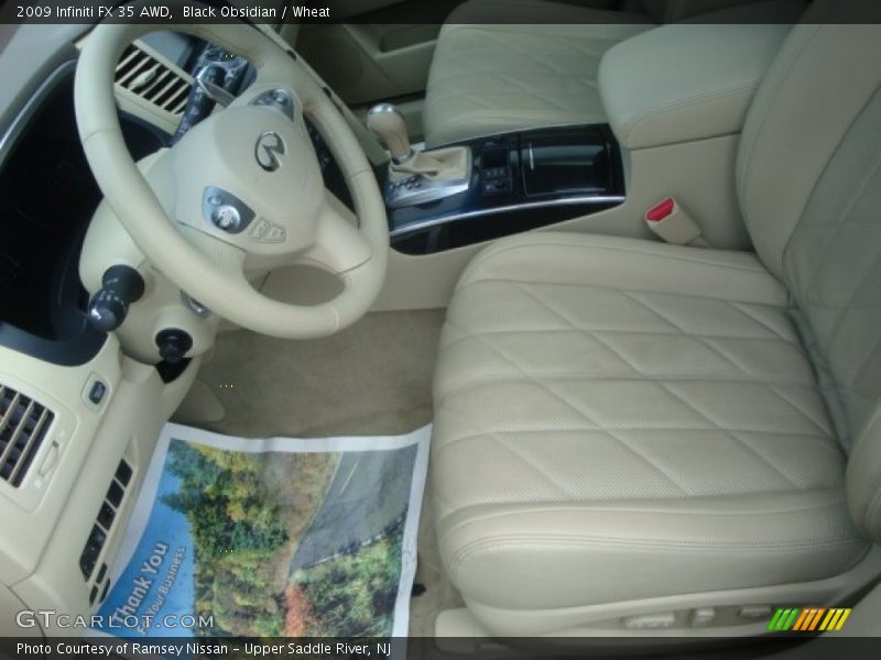 Black Obsidian / Wheat 2009 Infiniti FX 35 AWD