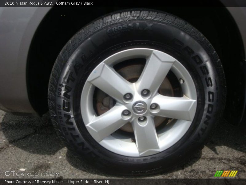 Gotham Gray / Black 2010 Nissan Rogue S AWD