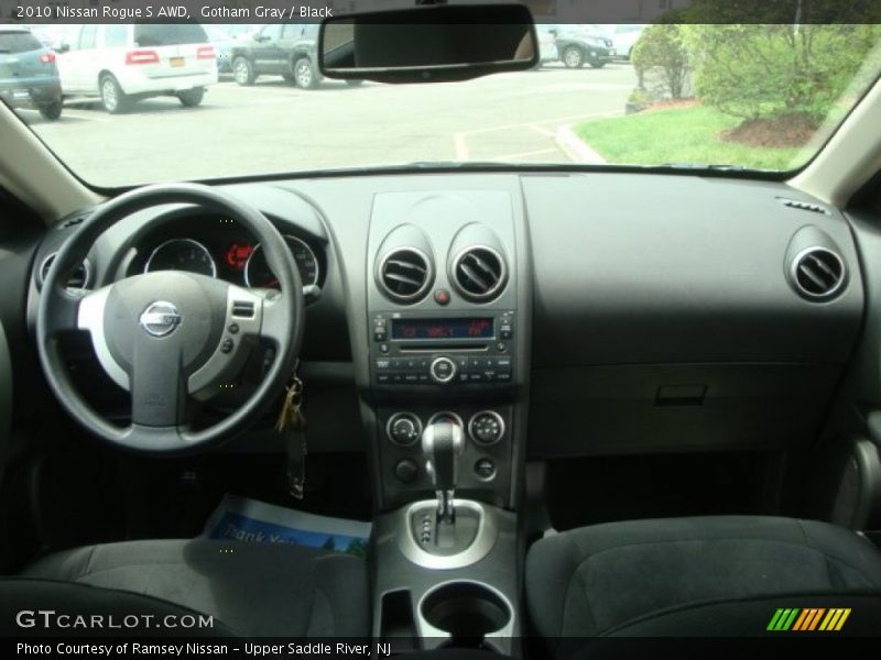 Gotham Gray / Black 2010 Nissan Rogue S AWD