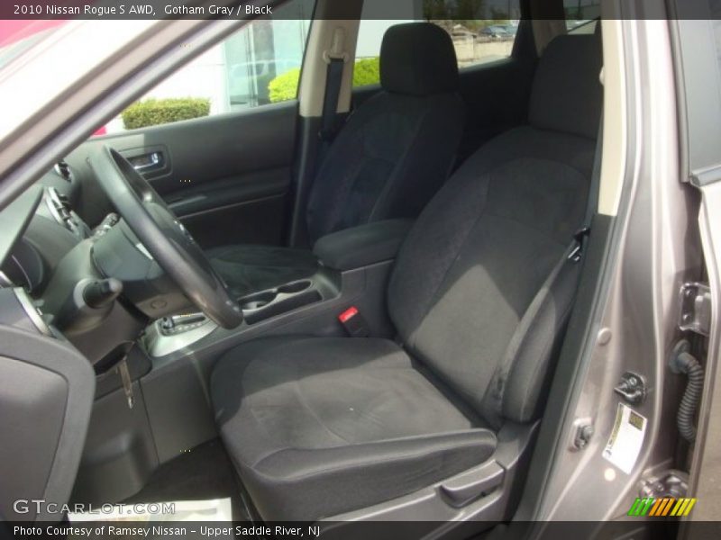 Gotham Gray / Black 2010 Nissan Rogue S AWD