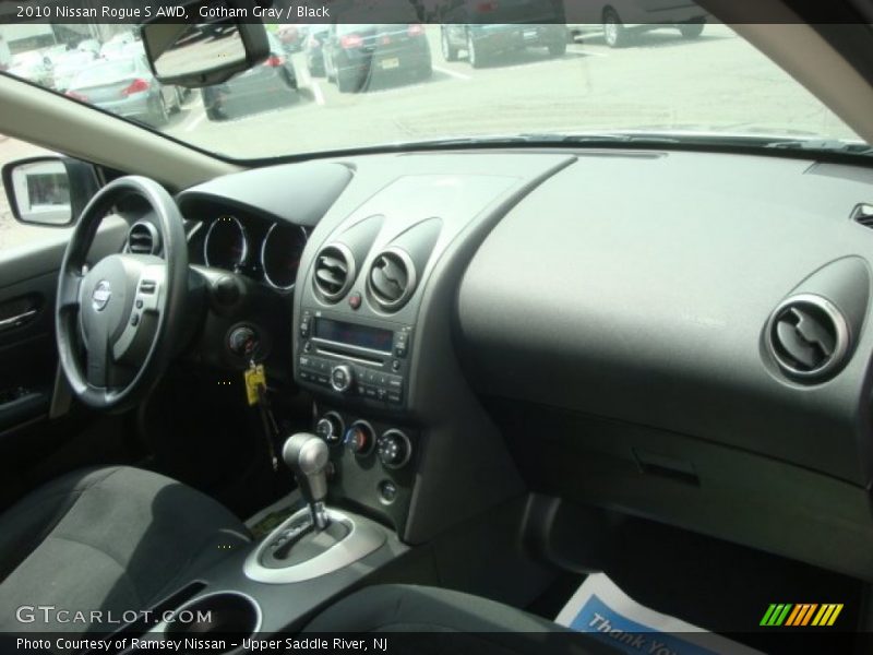Gotham Gray / Black 2010 Nissan Rogue S AWD