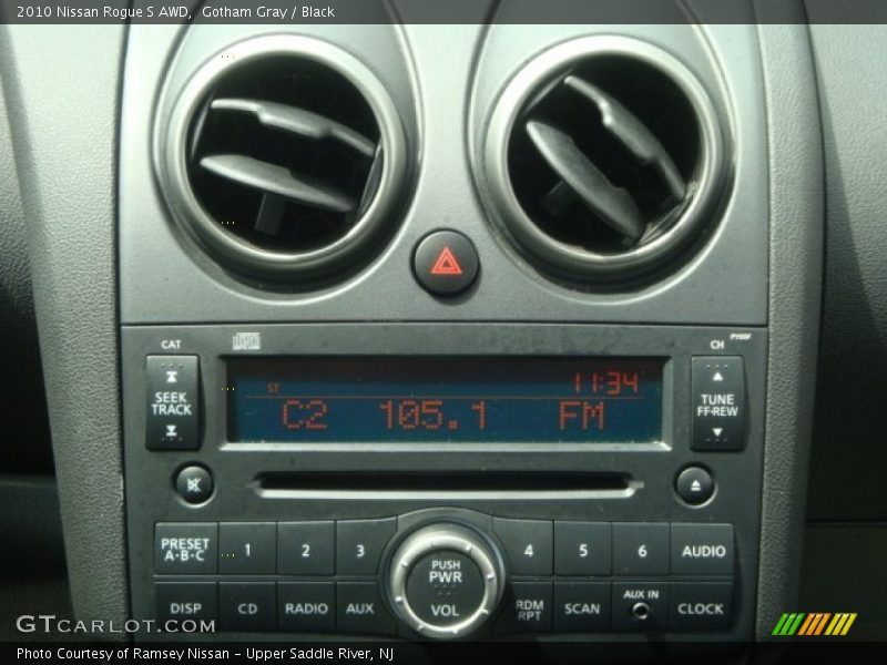 Gotham Gray / Black 2010 Nissan Rogue S AWD