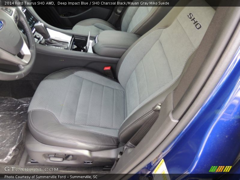 Front Seat of 2014 Taurus SHO AWD