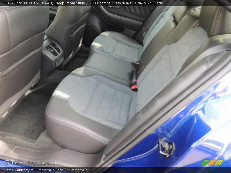 Rear Seat of 2014 Taurus SHO AWD