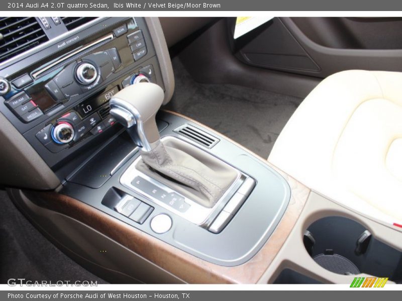 Ibis White / Velvet Beige/Moor Brown 2014 Audi A4 2.0T quattro Sedan