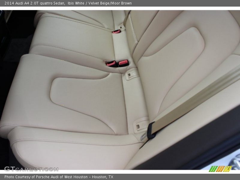 Ibis White / Velvet Beige/Moor Brown 2014 Audi A4 2.0T quattro Sedan