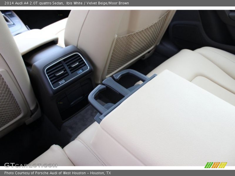 Ibis White / Velvet Beige/Moor Brown 2014 Audi A4 2.0T quattro Sedan
