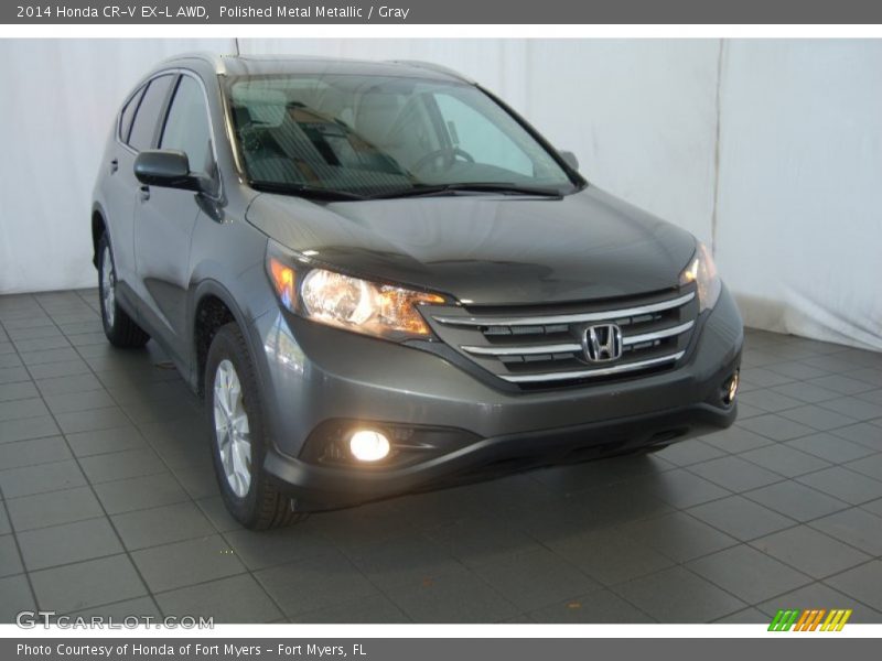 Polished Metal Metallic / Gray 2014 Honda CR-V EX-L AWD