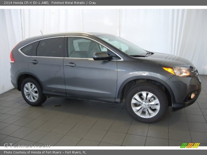 Polished Metal Metallic / Gray 2014 Honda CR-V EX-L AWD