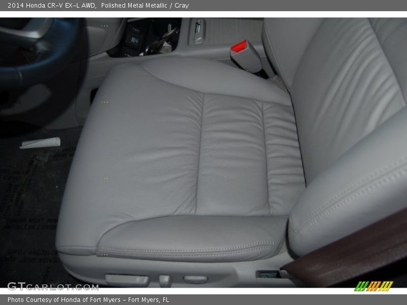 Polished Metal Metallic / Gray 2014 Honda CR-V EX-L AWD