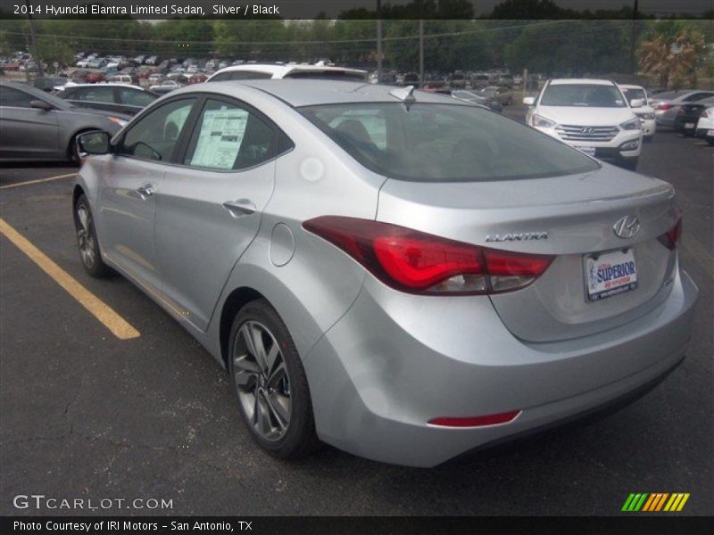 Silver / Black 2014 Hyundai Elantra Limited Sedan