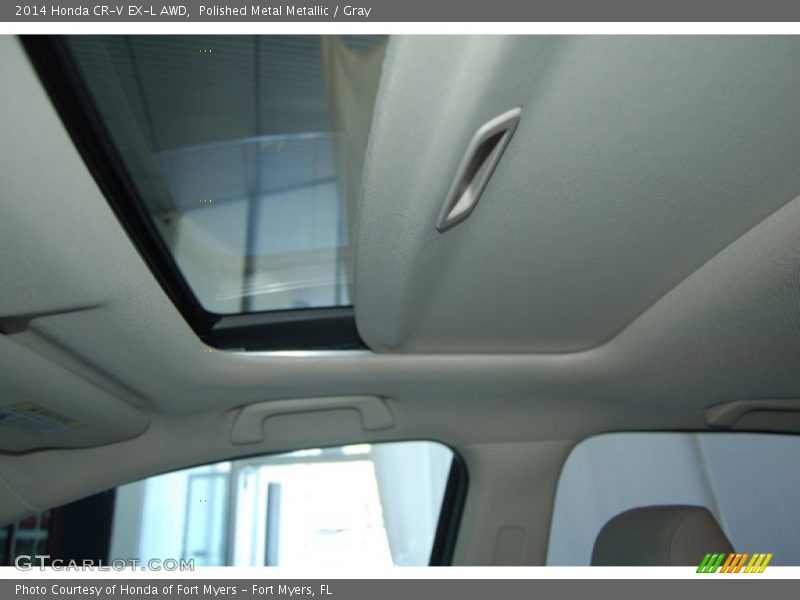 Polished Metal Metallic / Gray 2014 Honda CR-V EX-L AWD