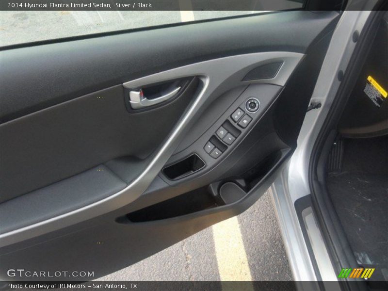 Silver / Black 2014 Hyundai Elantra Limited Sedan