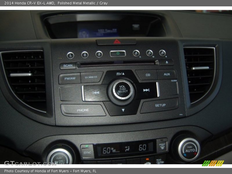 Polished Metal Metallic / Gray 2014 Honda CR-V EX-L AWD
