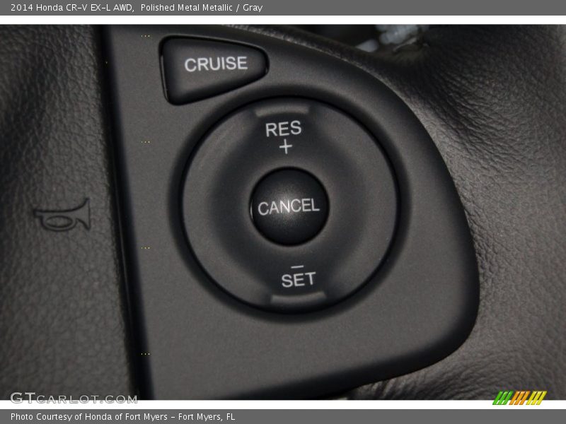 Polished Metal Metallic / Gray 2014 Honda CR-V EX-L AWD