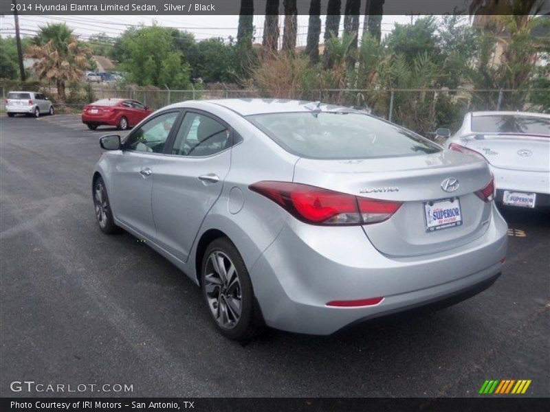 Silver / Black 2014 Hyundai Elantra Limited Sedan