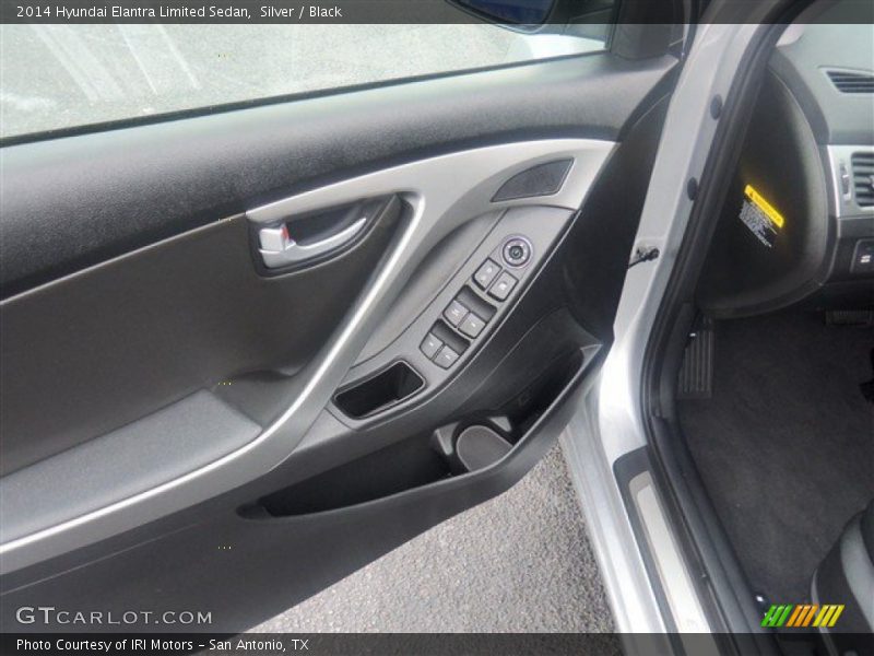 Silver / Black 2014 Hyundai Elantra Limited Sedan