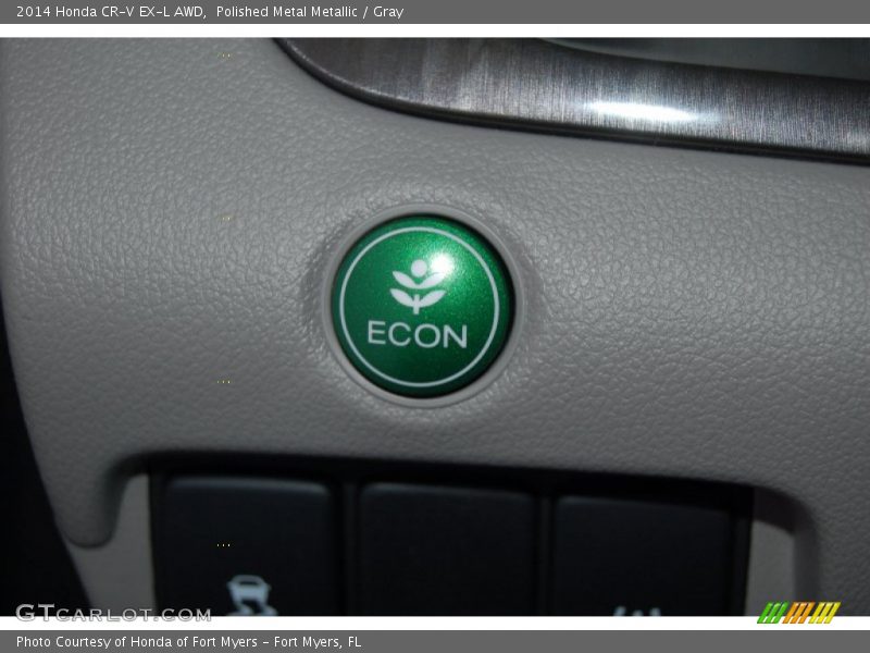 Polished Metal Metallic / Gray 2014 Honda CR-V EX-L AWD