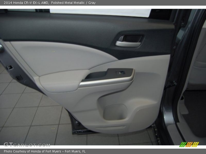 Polished Metal Metallic / Gray 2014 Honda CR-V EX-L AWD