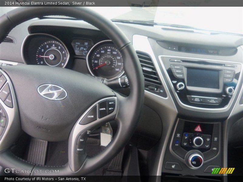 Silver / Black 2014 Hyundai Elantra Limited Sedan