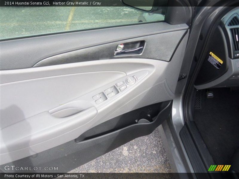 Harbor Gray Metallic / Gray 2014 Hyundai Sonata GLS