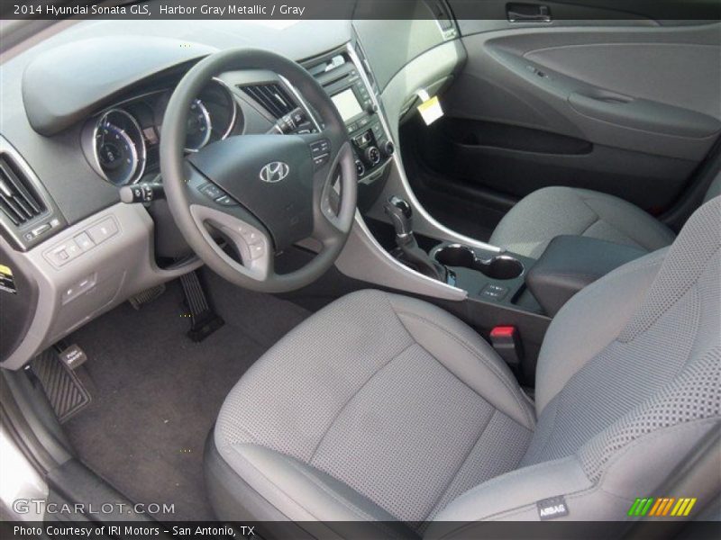 Harbor Gray Metallic / Gray 2014 Hyundai Sonata GLS