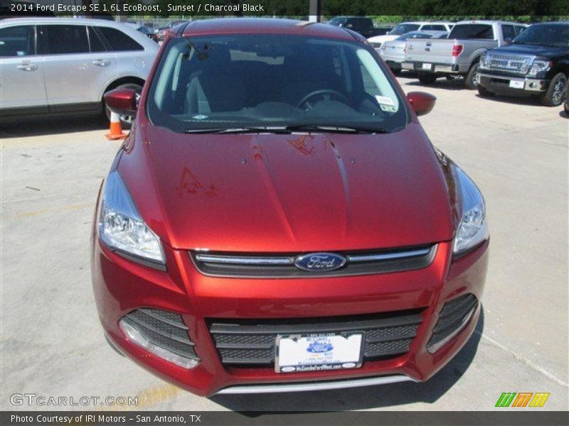 Sunset / Charcoal Black 2014 Ford Escape SE 1.6L EcoBoost