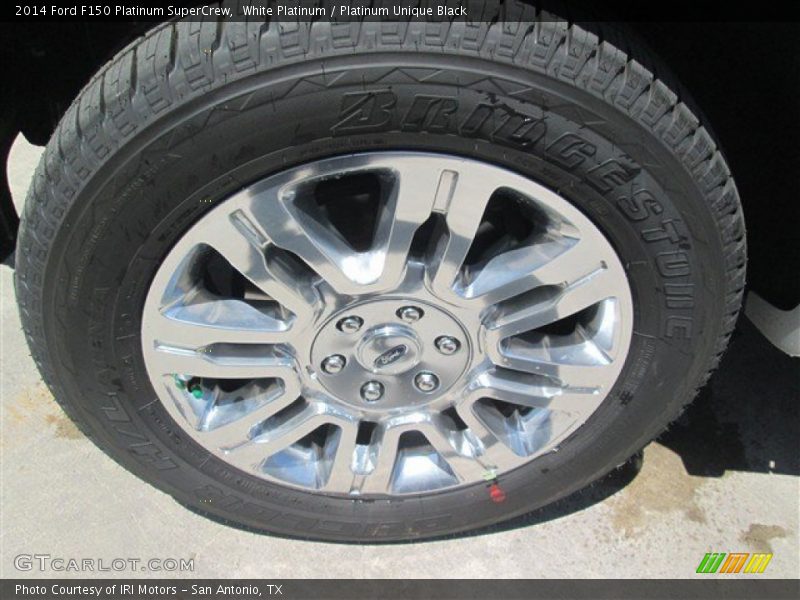 White Platinum / Platinum Unique Black 2014 Ford F150 Platinum SuperCrew