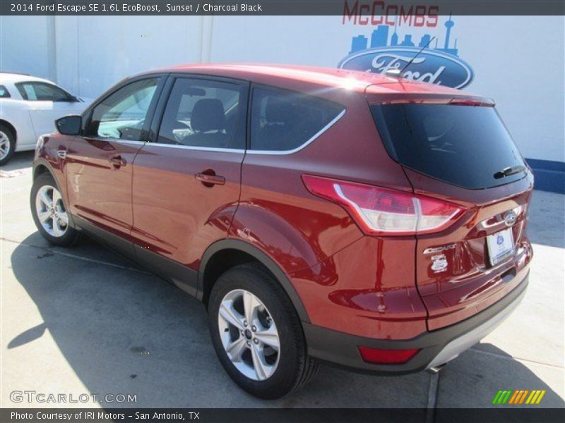 Sunset / Charcoal Black 2014 Ford Escape SE 1.6L EcoBoost