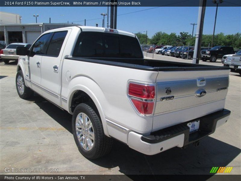 White Platinum / Platinum Unique Black 2014 Ford F150 Platinum SuperCrew