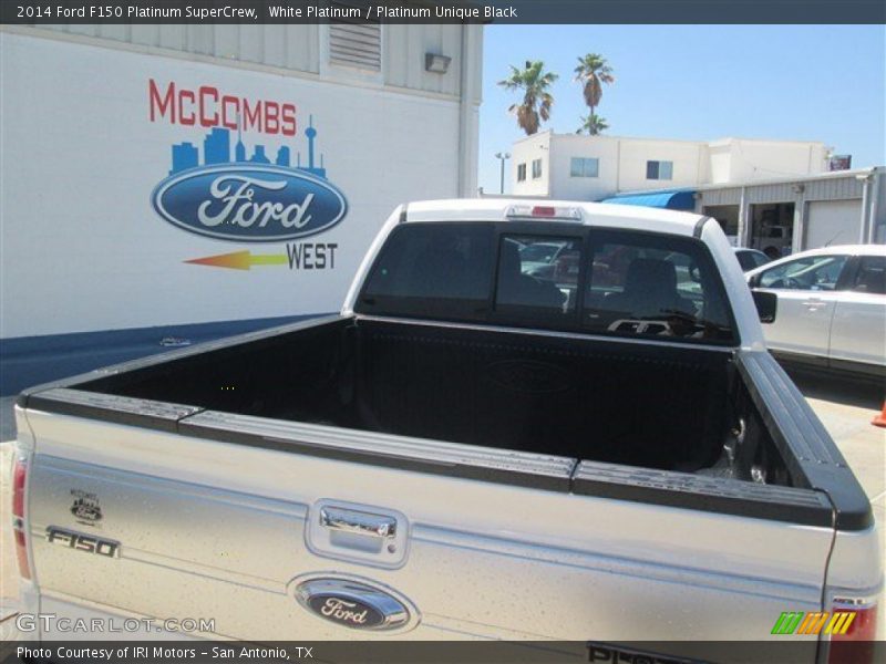White Platinum / Platinum Unique Black 2014 Ford F150 Platinum SuperCrew