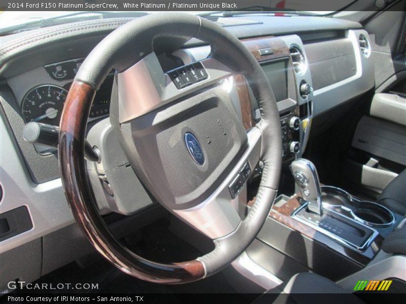 White Platinum / Platinum Unique Black 2014 Ford F150 Platinum SuperCrew
