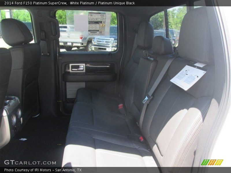 White Platinum / Platinum Unique Black 2014 Ford F150 Platinum SuperCrew