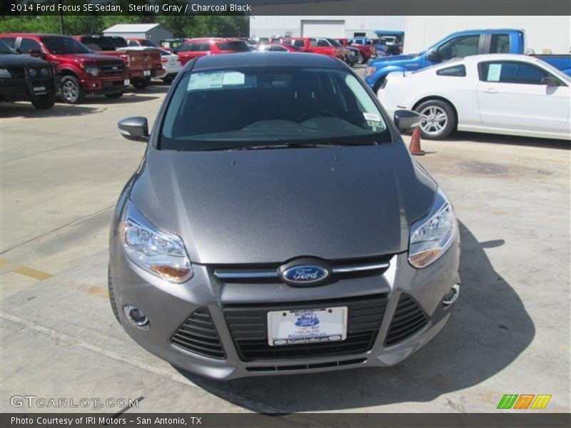 Sterling Gray / Charcoal Black 2014 Ford Focus SE Sedan