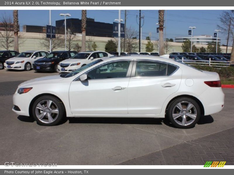 Bellanova White Pearl / Parchment 2014 Acura ILX 2.0L Technology