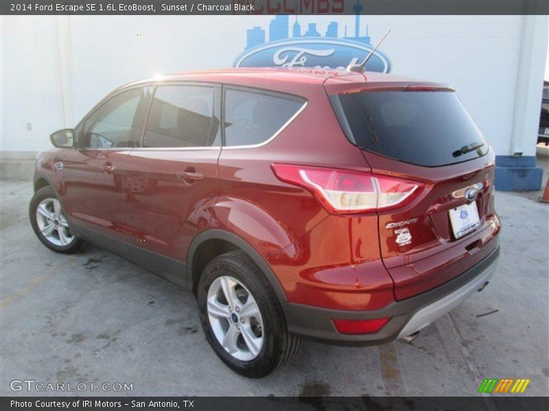 Sunset / Charcoal Black 2014 Ford Escape SE 1.6L EcoBoost