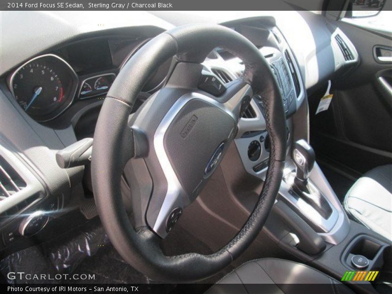 Sterling Gray / Charcoal Black 2014 Ford Focus SE Sedan