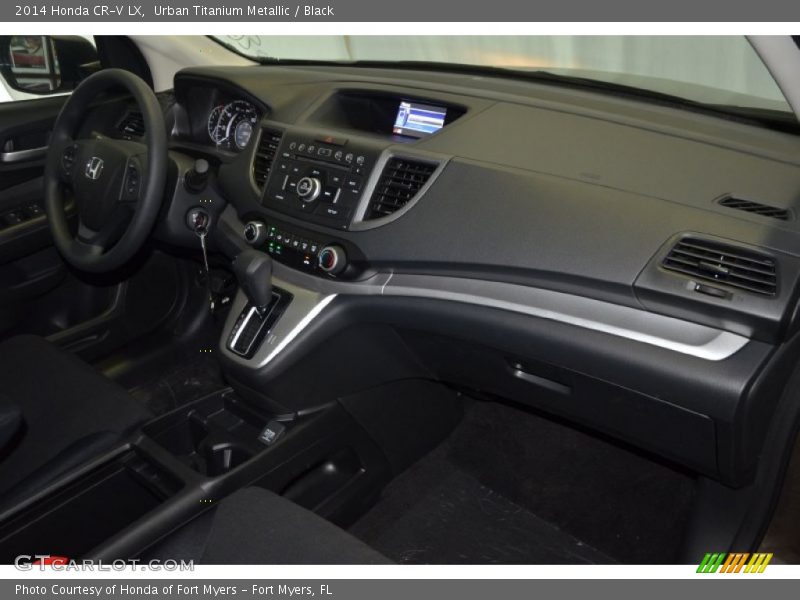Urban Titanium Metallic / Black 2014 Honda CR-V LX