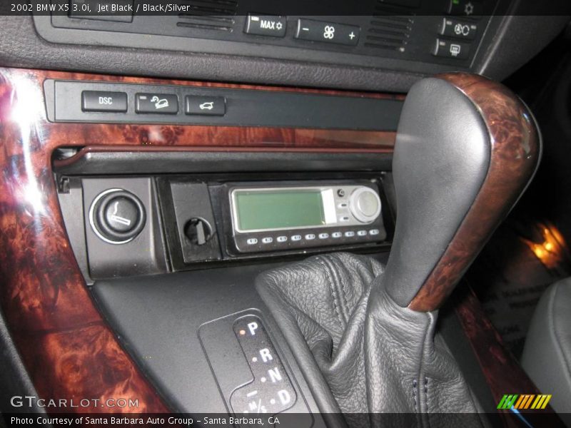 Jet Black / Black/Silver 2002 BMW X5 3.0i