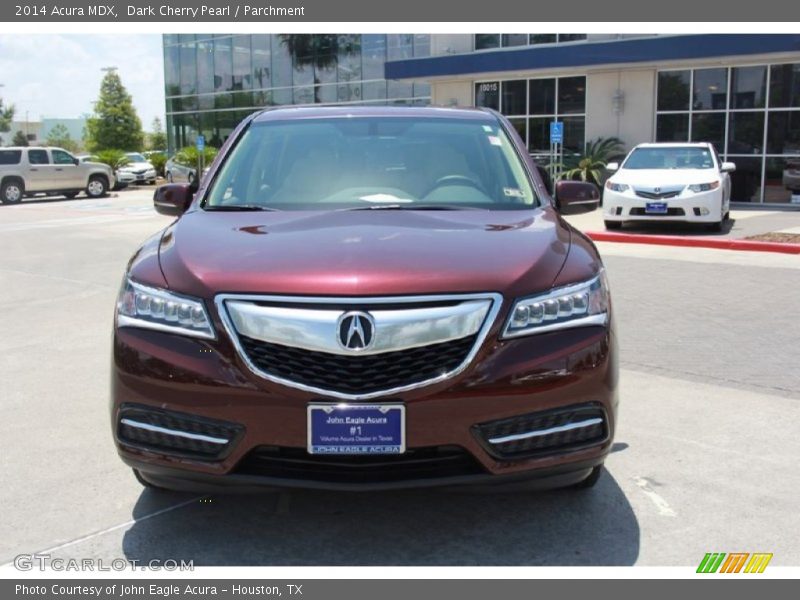 Dark Cherry Pearl / Parchment 2014 Acura MDX