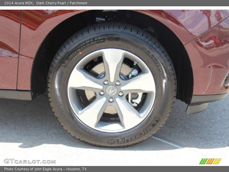 Dark Cherry Pearl / Parchment 2014 Acura MDX