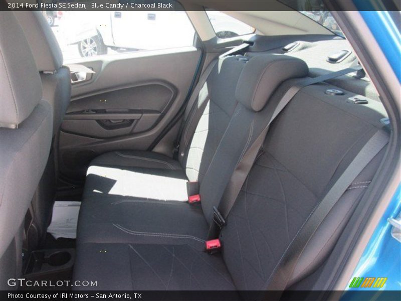 Blue Candy / Charcoal Black 2014 Ford Fiesta SE Sedan