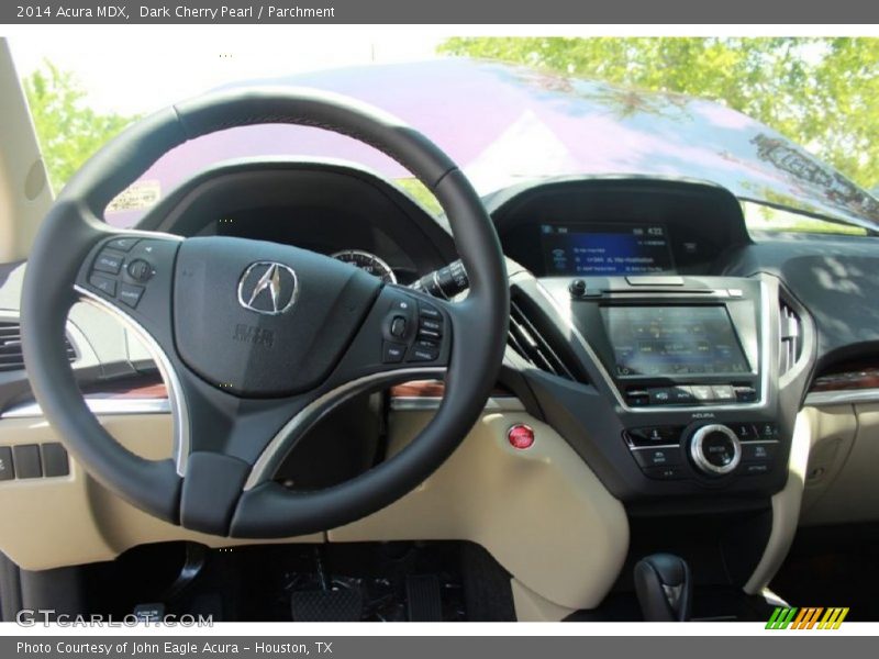 Dark Cherry Pearl / Parchment 2014 Acura MDX