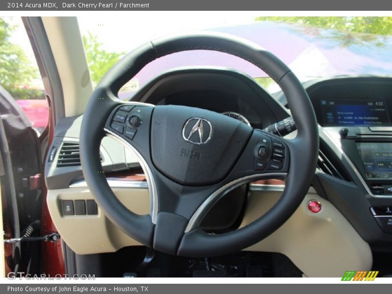 Dark Cherry Pearl / Parchment 2014 Acura MDX